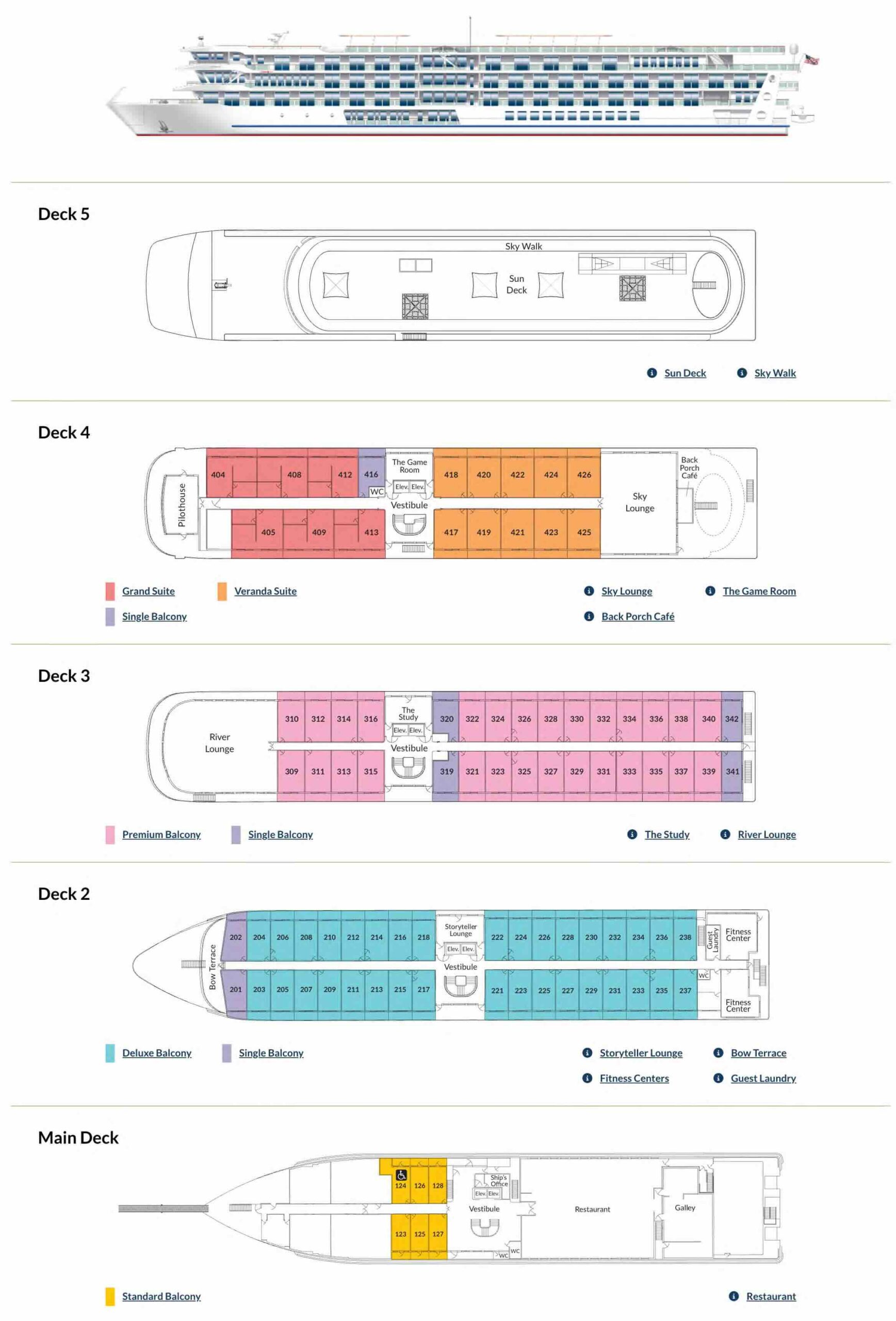 American Symphony deck plan